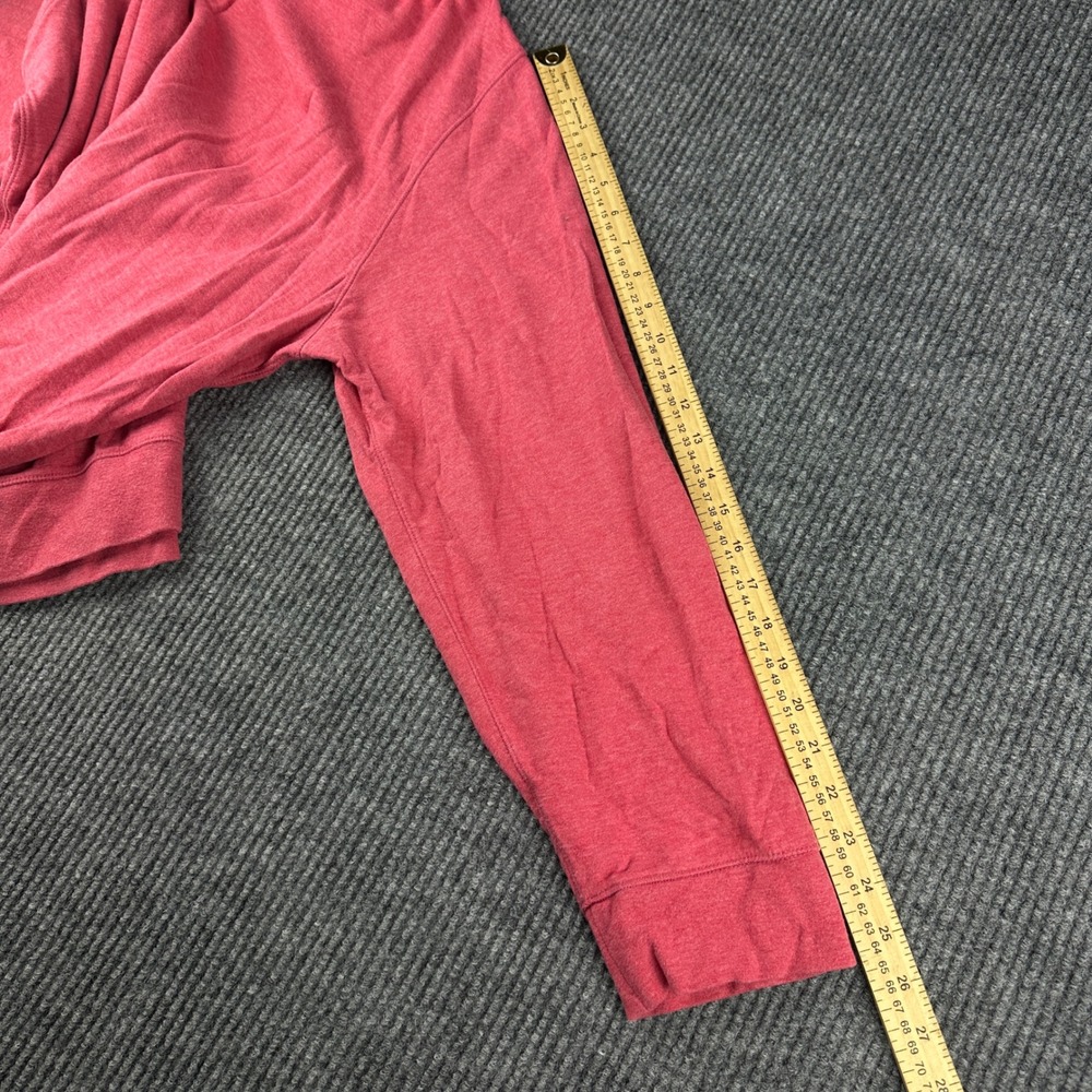 Polo Ralph Lauren Mens XXL Quarter Zip Pullover Sweater Heather Red Cotton Blend - Picture 9 of 10